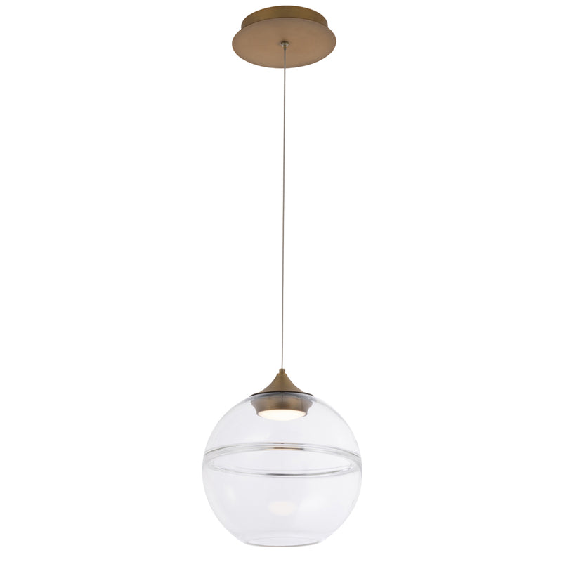 W.A.C. Lighting PD-20014-AB LED Pendant, Aged Brass