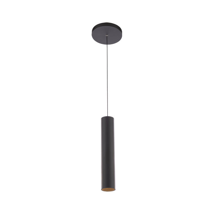 W.A.C. Lighting PD-2015-935-BK/BK LED Pendant, Black/Black
