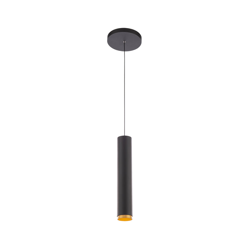 W.A.C. Lighting PD-2020-930-BK/GL LED Pendant, Black/Gold