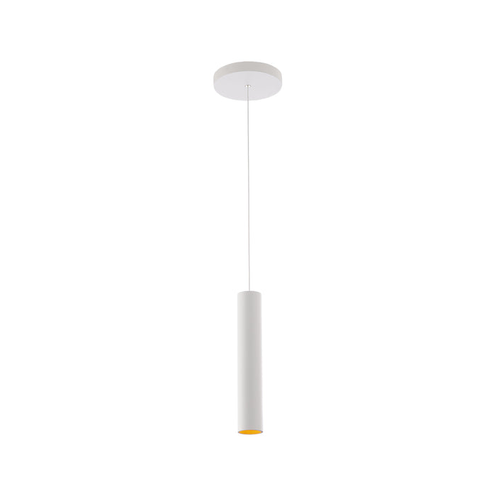 W.A.C. Lighting PD-2020-940-WT/GL LED Pendant, White/Gold