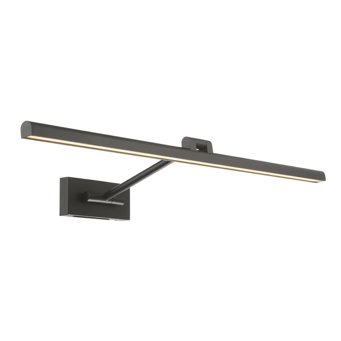 W.A.C. Lighting PL-11033-BK LED Swing Arm Wall Lamp, Black