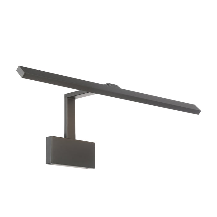 W.A.C. Lighting PL-52025-BK LED Swing Arm Wall Lamp, Black