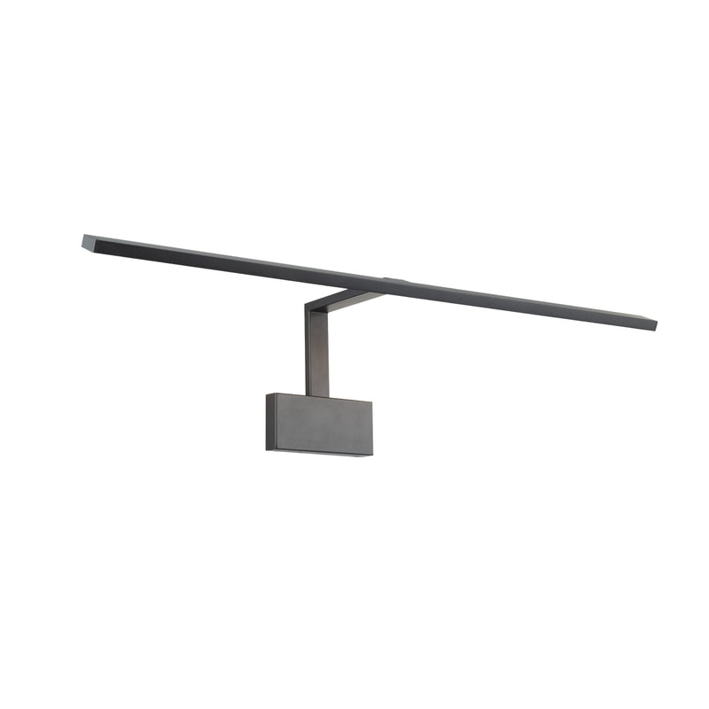 W.A.C. Lighting PL-52034-BK LED Swing Arm Wall Lamp, Black