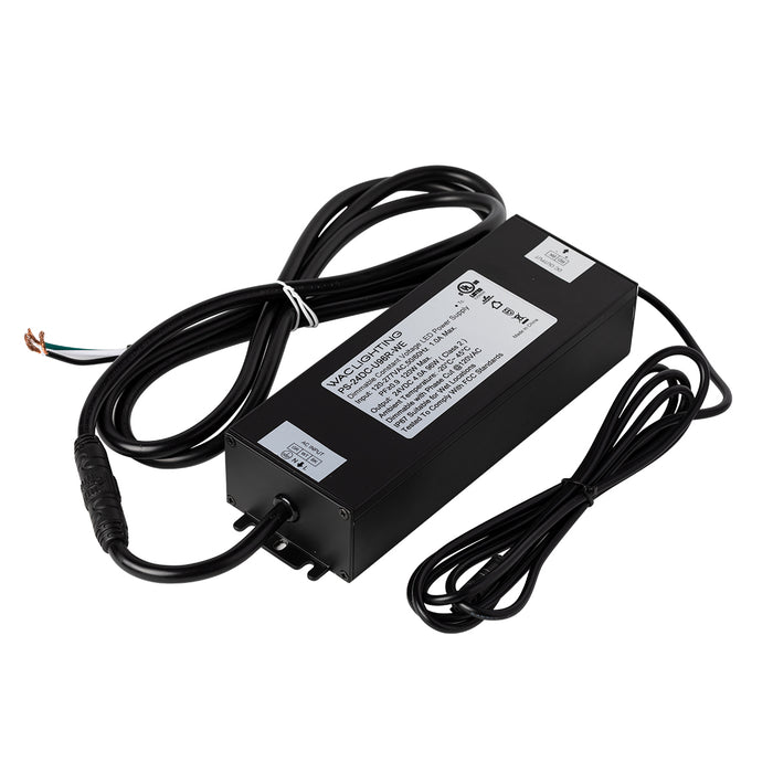 W.A.C. Lighting PS-24DC-U96R-WE Remote Power Supply, Black