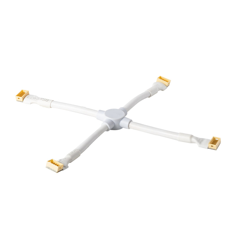 W.A.C. Lighting T24-X-WT Connector, White