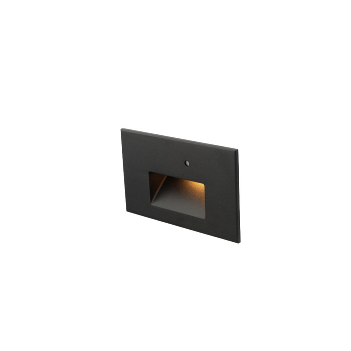 W.A.C. Lighting WL-LED102-AM-BK LED Step and Wall Light, Black On Aluminum