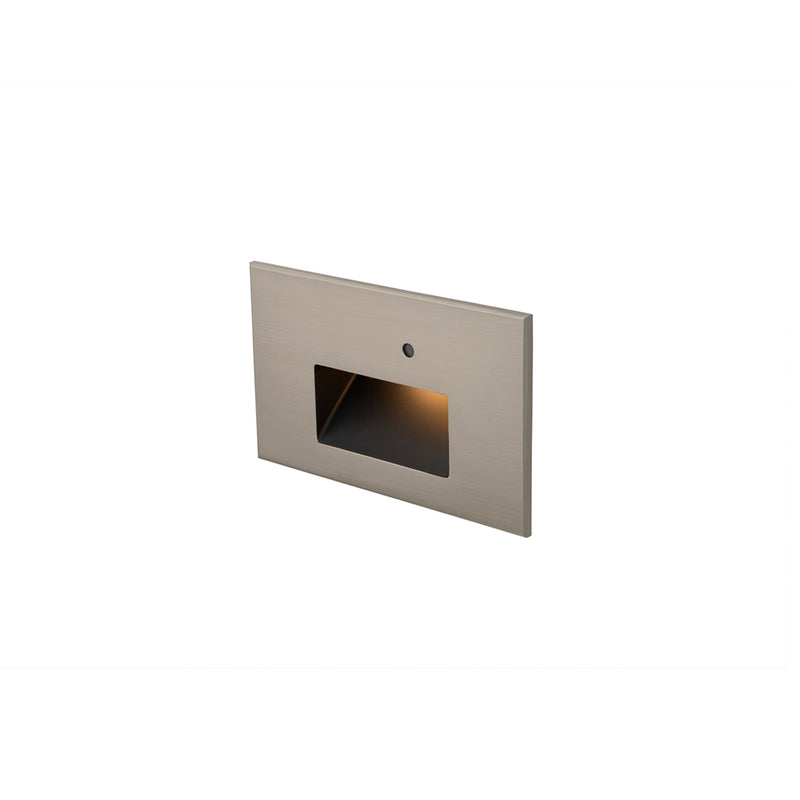 W.A.C. Lighting WL-LED102-AM-BN LED Step and Wall Light, Brush Nickel On Aluminum
