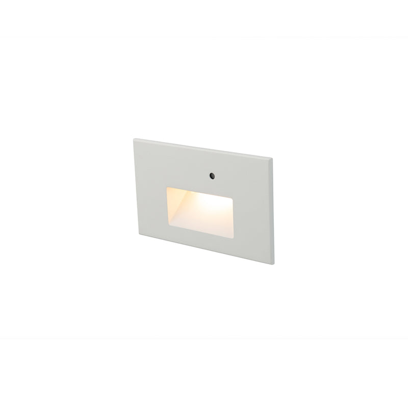 W.A.C. Lighting WL-LED102-AM-WT LED Step and Wall Light, White On Aluminum