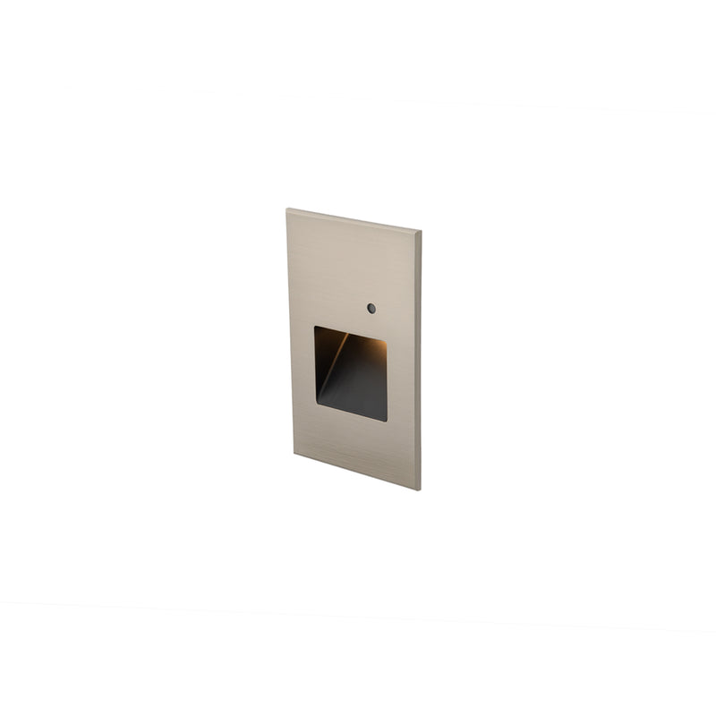 W.A.C. Lighting WL-LED202-AM-BN LED Step and Wall Light, Brush Nickel On Aluminum