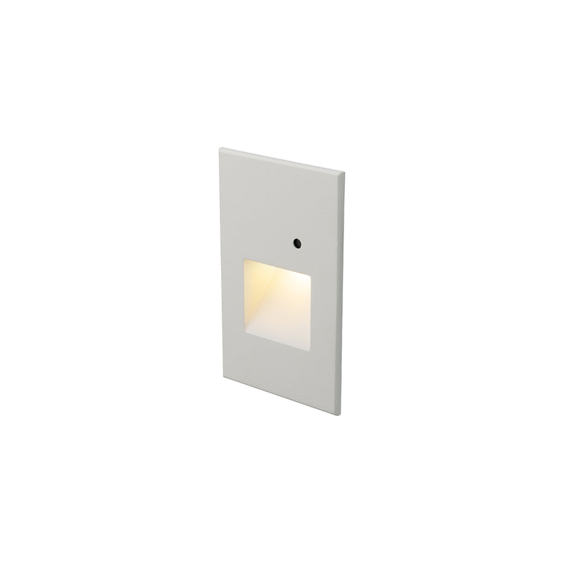 W.A.C. Lighting WL-LED203-AM-WT LED Step and Wall Light, White On Aluminum