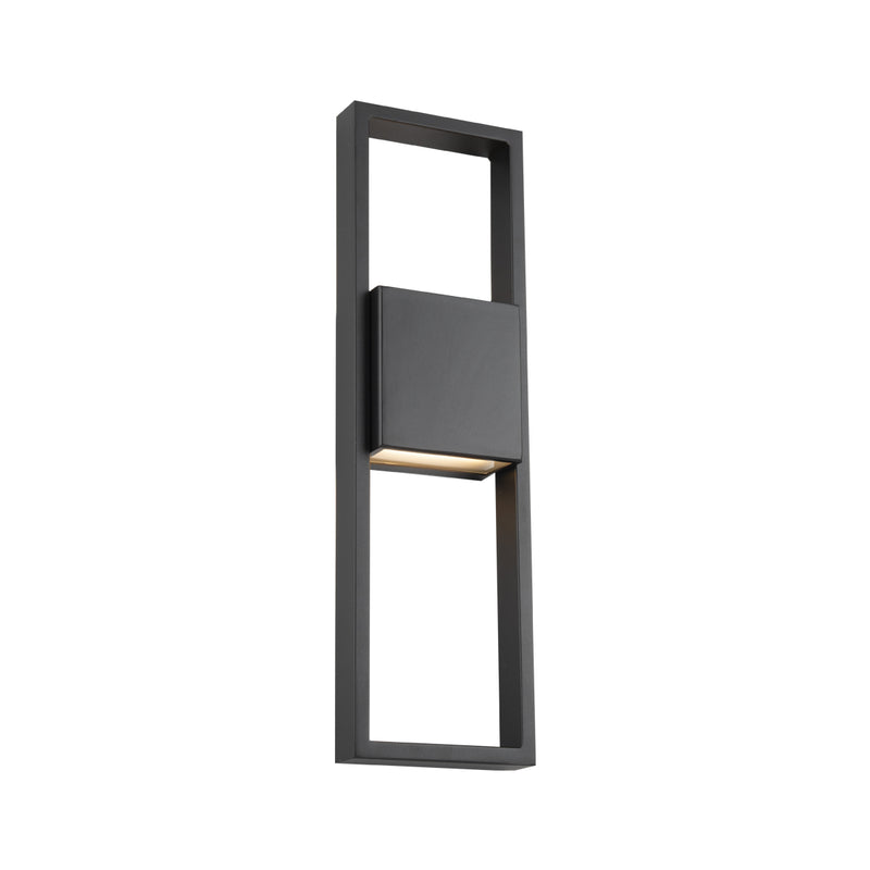 W.A.C. Lighting WS-W13924-BK LED Wall Light, Black
