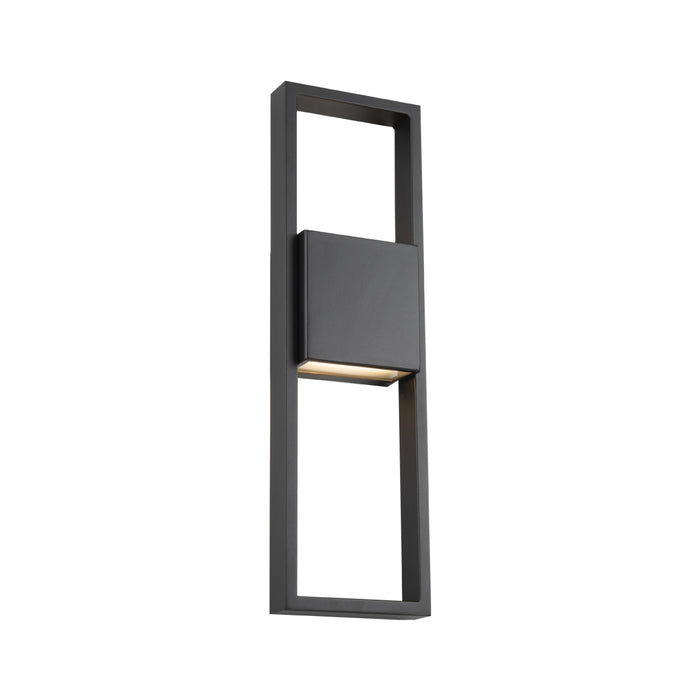 W.A.C. Lighting WS-W13924-BK LED Wall Light, Black