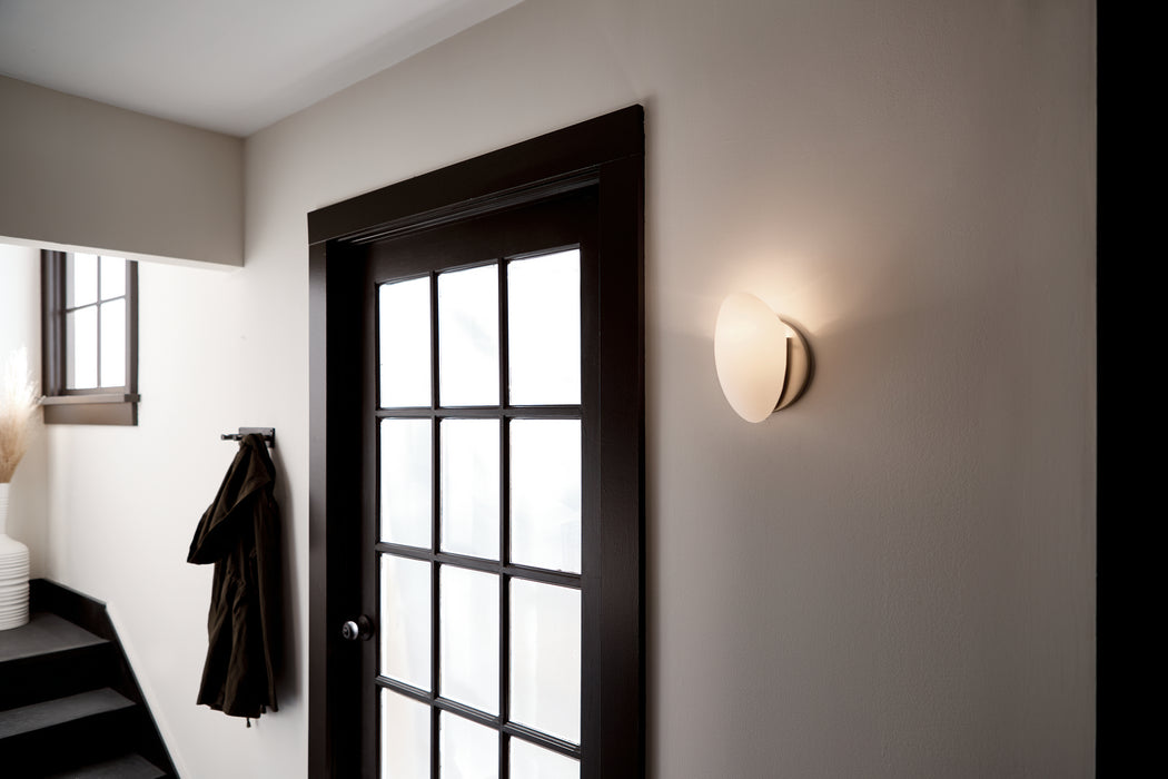 Kichler 6520NI One Light Wall Sconce, Brushed Nickel