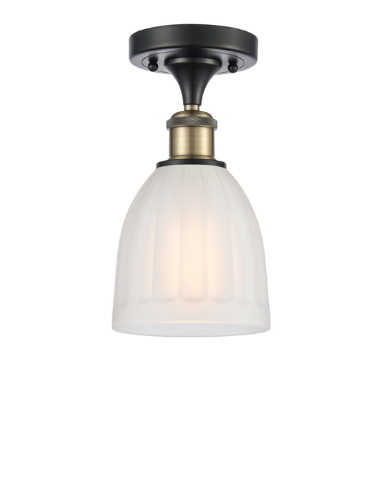 Innovations 516-1C-BAB-G441 One Light Semi-Flush Mount, Black Antique Brass