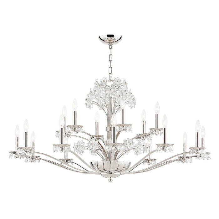 Hudson Valley 4452-PN 20 Light Chandelier, Polished Nickel