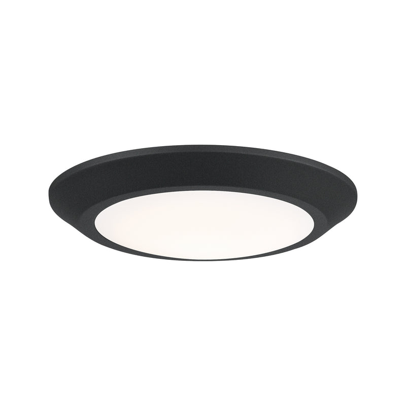 Quoizel VRG1608EK LED Flush Mount, Earth Black