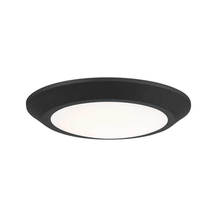 Quoizel VRG1608EK LED Flush Mount, Earth Black