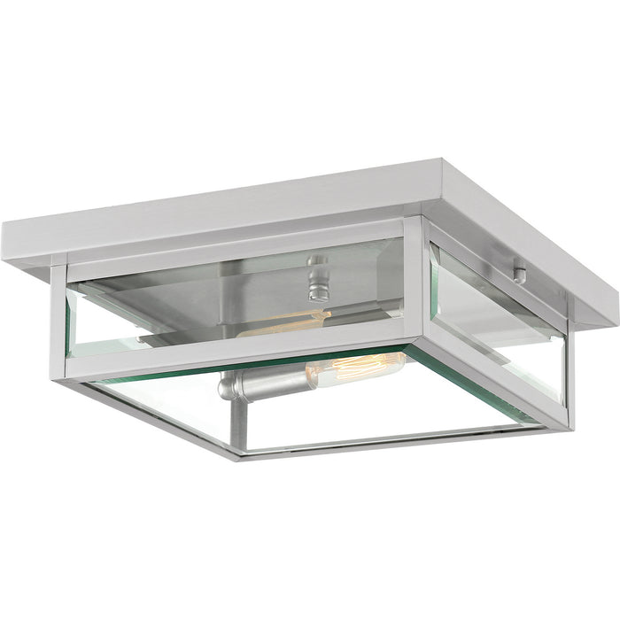 Quoizel WVR1612SS Two Light Outdoor Lantern, Stainless Steel