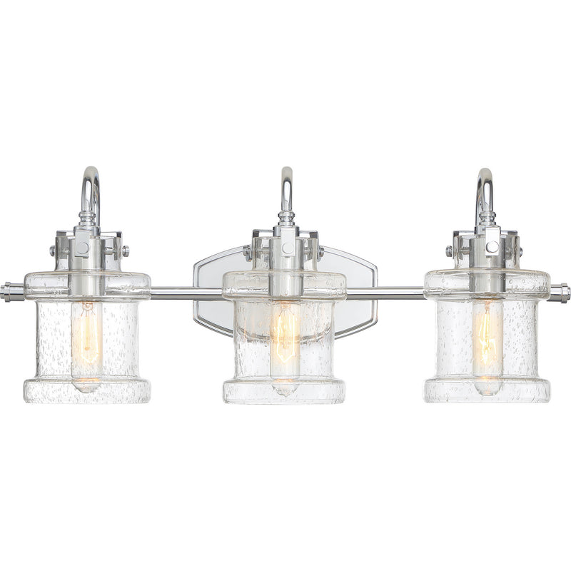 Quoizel DNY8603C Three Light Bath, Polished Chrome