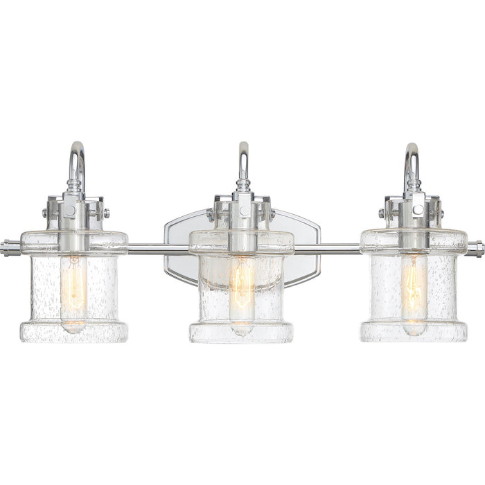 Quoizel DNY8603C Three Light Bath, Polished Chrome