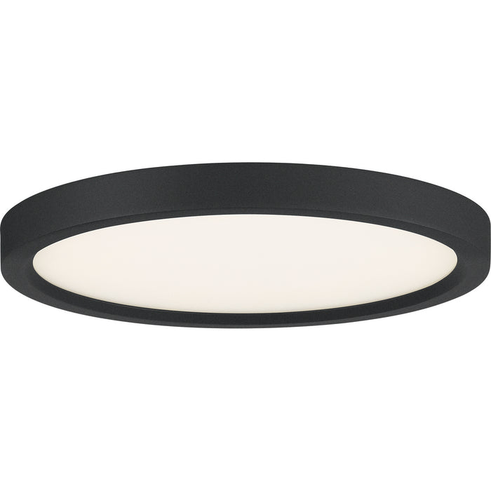 Quoizel OST1711EK LED Flush Mount, Earth Black