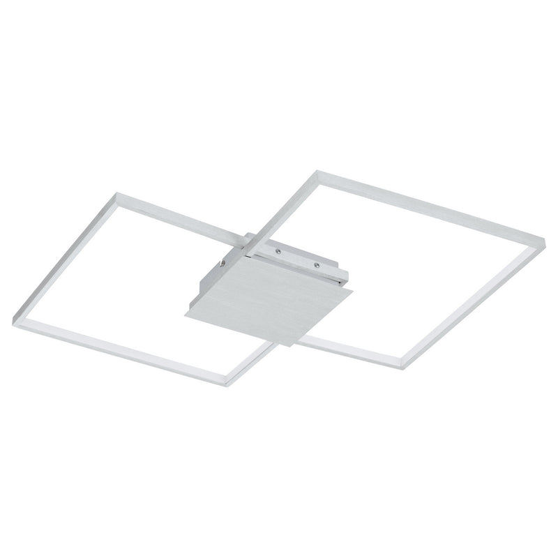 Eglo USA 204048A LED Ceiling Mount, Brushed Aluminum