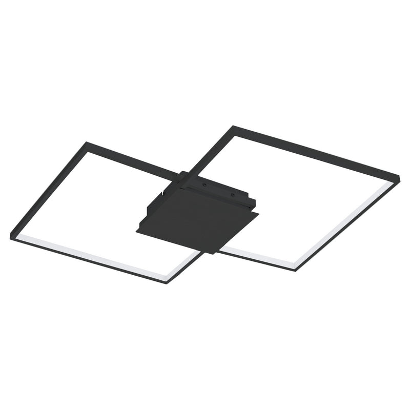 Eglo USA 204051A LED Ceiling/Wall Mount, Matte Black