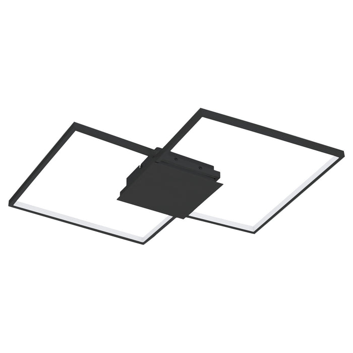 Eglo USA 204051A LED Ceiling/Wall Mount, Matte Black