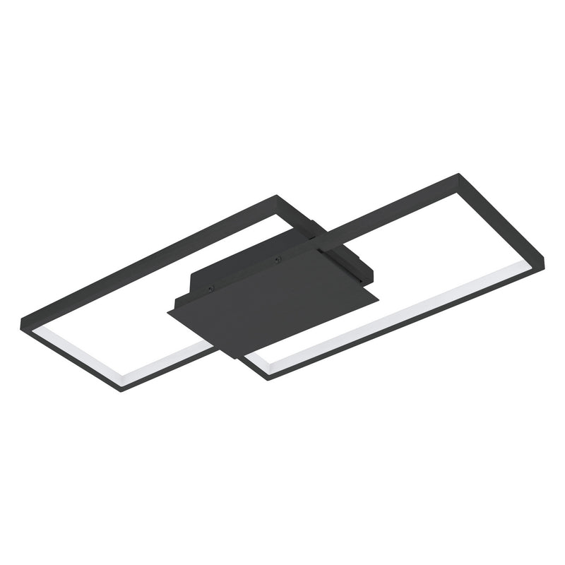 Eglo USA 204052A LED Ceiling/Wall Mount, Matte Black