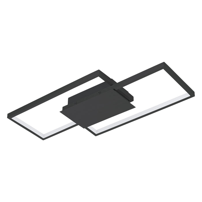 Eglo USA 204052A LED Ceiling/Wall Mount, Matte Black