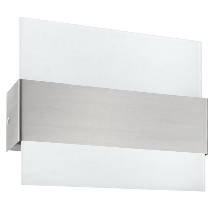 Eglo USA 204077A LED Wall Sconce, Matte Nickel