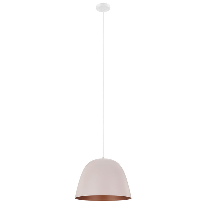 Eglo USA 204078A One Light Pendant, Apricot