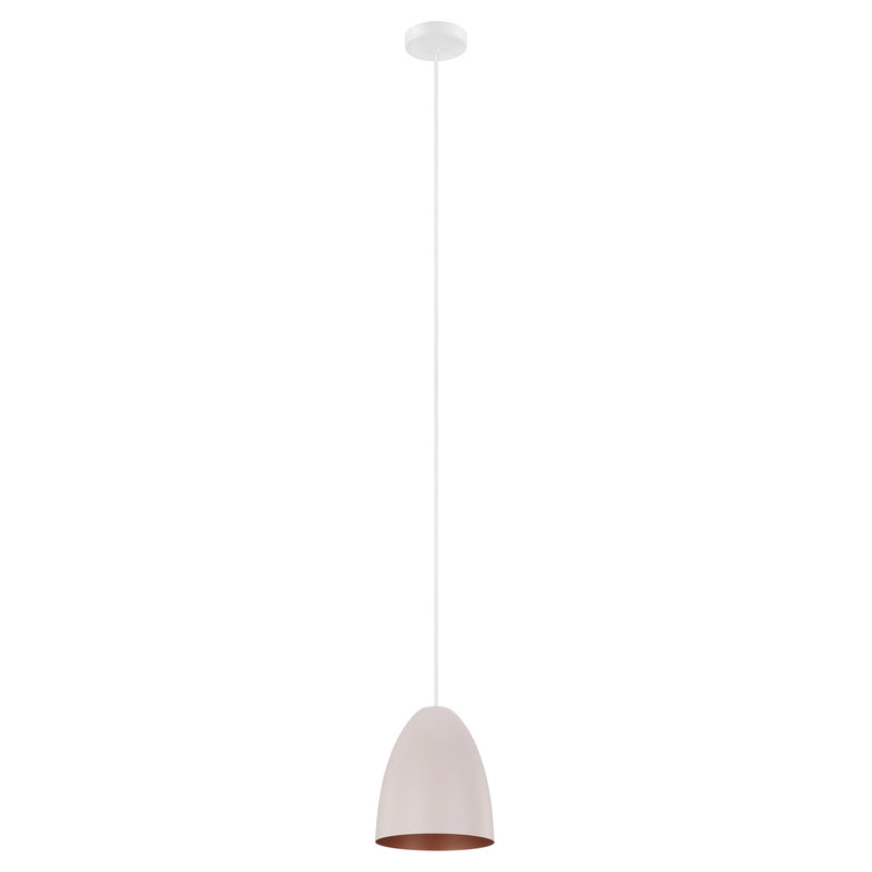 Eglo USA 204082A One Light Pendant, white