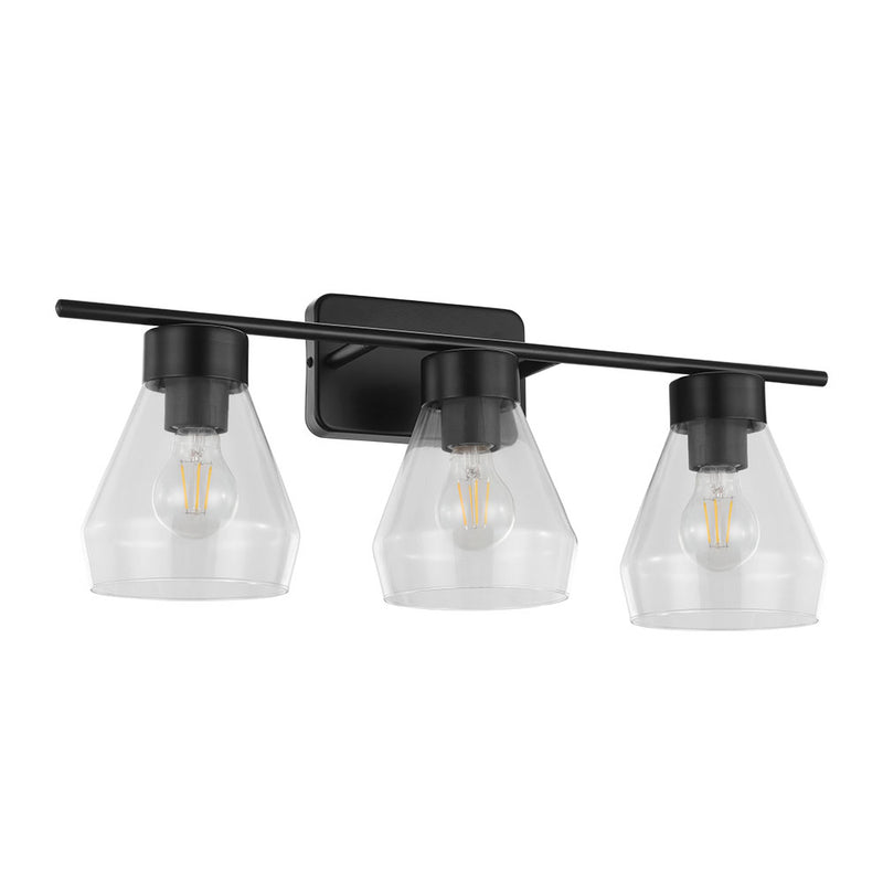 Eglo USA 204094A Three Light Bath/Vanity, Matte Black