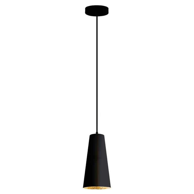 Eglo USA 204365A One Light Pendant, Black