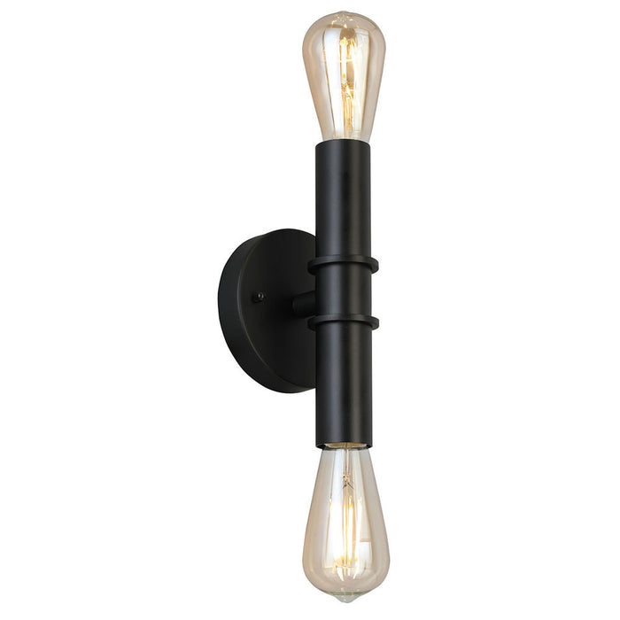 Eglo USA 204467A Two Light Bath/Vanity, Black