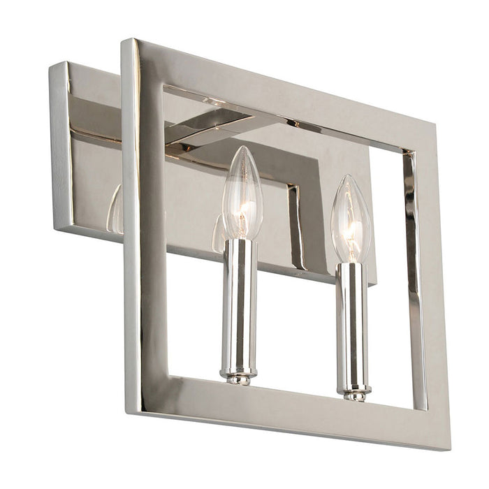 Eglo USA 204476A Two Light Bath/Vanity, Satin Nickel