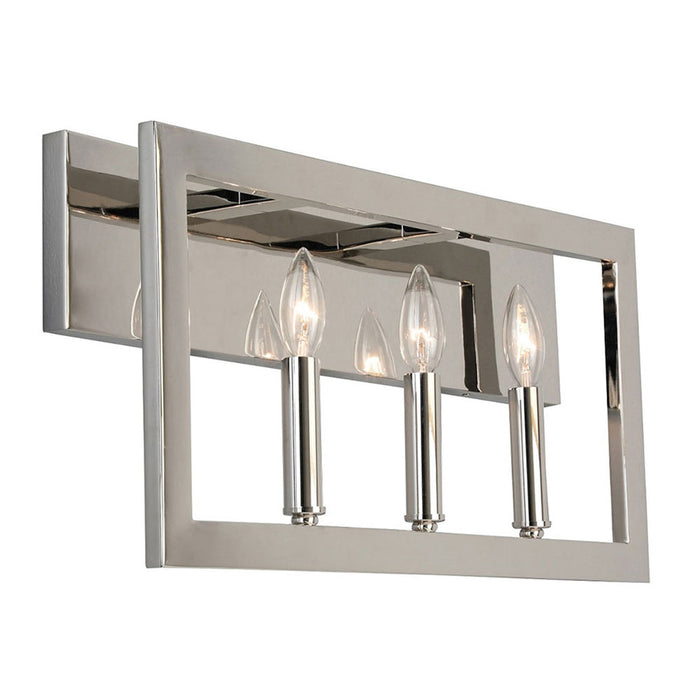 Eglo USA 204477A Three Light Bath/Vanity, Satin Nickel