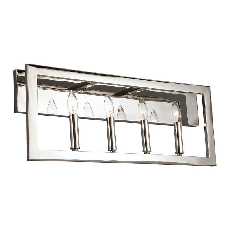 Eglo USA 204478A Four Light Bath/Vanity, Satin Nickel