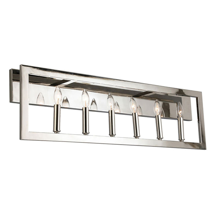 Eglo USA 204479A Six Light Bath/Vanity, Satin Nickel