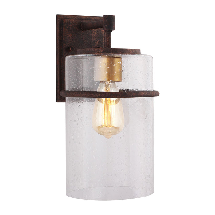 Eglo USA 204545A One Light Outdoor Wall Mount, Rust