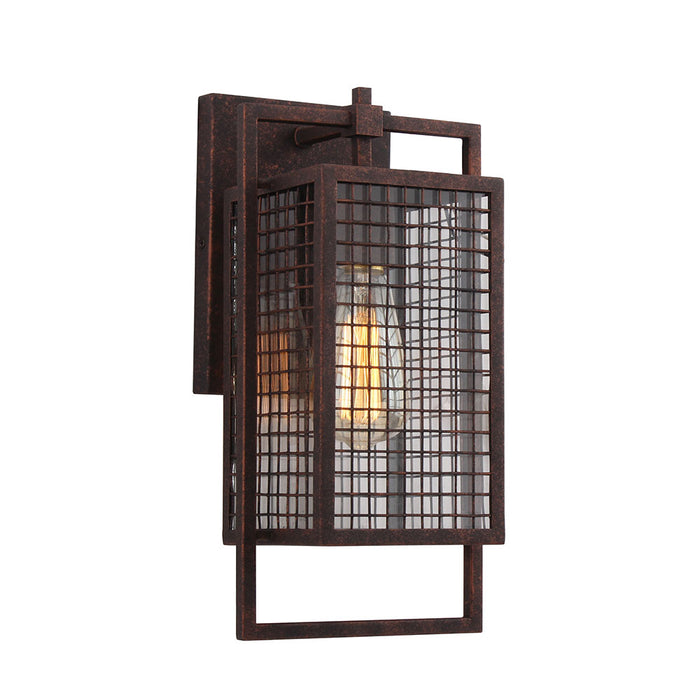 Eglo USA 204547A One Light Outdoor Wall Mount, Rust