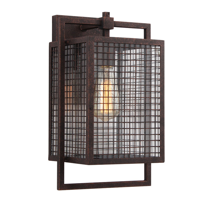 Eglo USA 204548A One Light Outdoor Wall Mount, Rust
