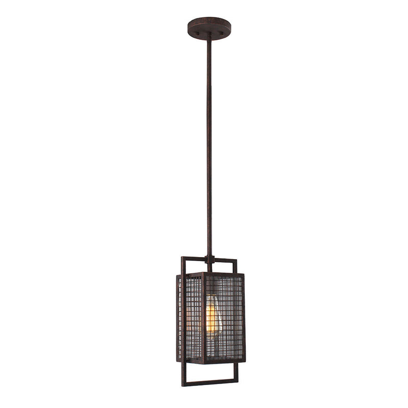 Eglo USA 204549A One Light Pendant, Rust