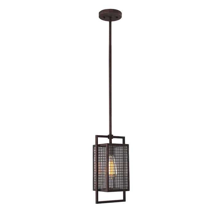 Eglo USA 204549A One Light Pendant, Rust