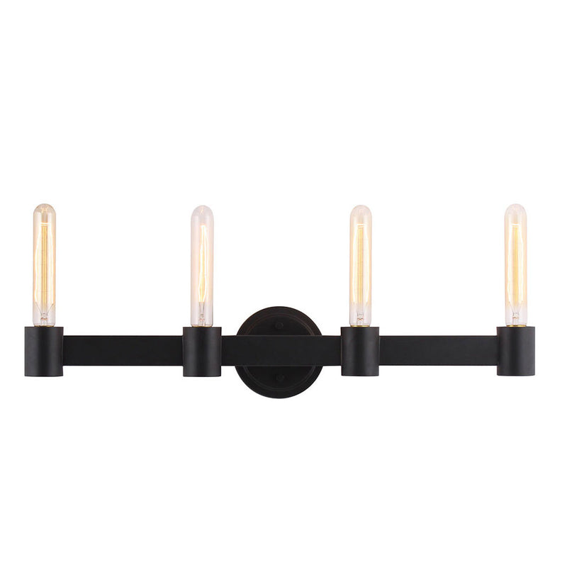 Eglo USA 204556A Four Light Bath/Vanity, Matte Black
