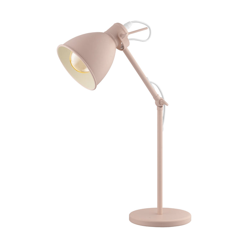 Eglo USA 49086A One Light Table Lamp, Pastel Apricot