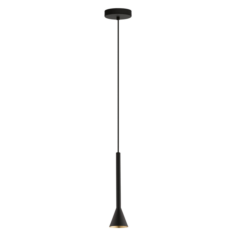 Eglo USA 97604A LED Pendant, Matte Black
