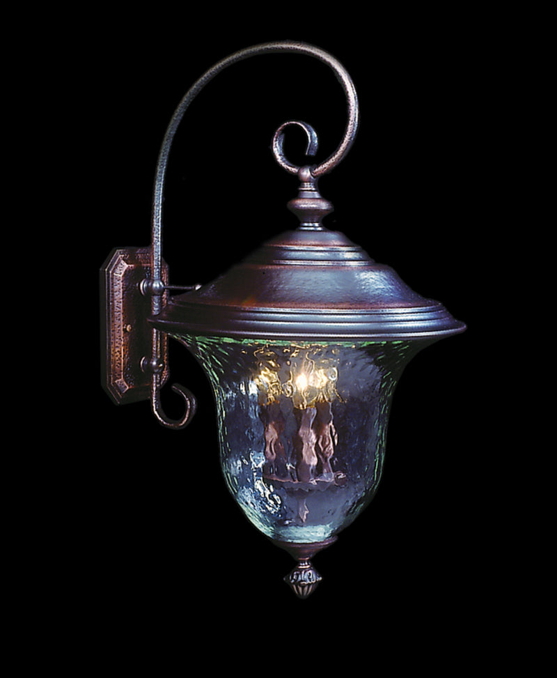 Framburg 8330 SBR Three Light Exterior Wall Mount, Siena Bronze