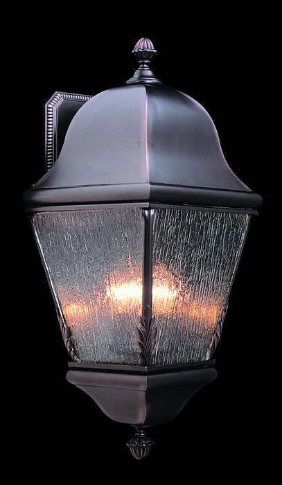 Framburg 9590 SBR Three Light Exterior Wall Mount, Siena Bronze